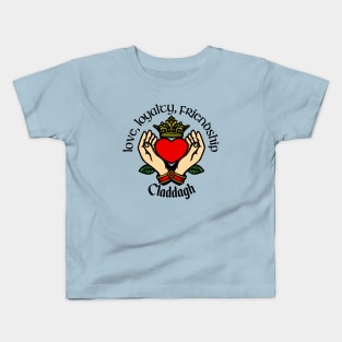 Claddagh - Love, Loyalty, Friendship Kids T-Shirt